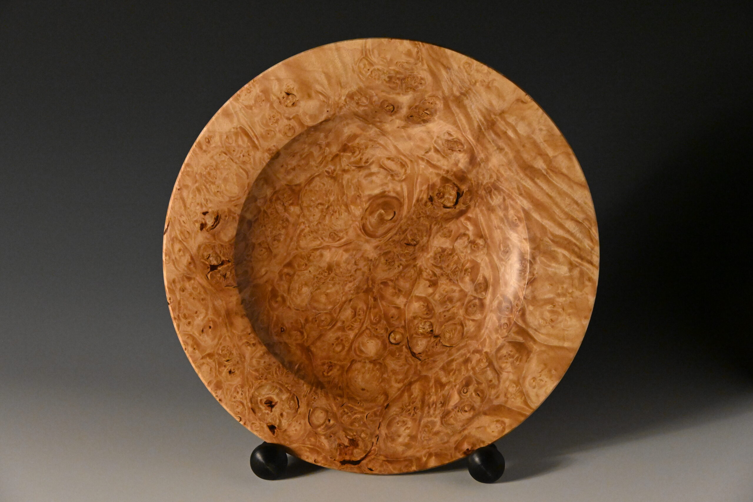 Platter, Acer Macrophyllum, 290 mm dia., 32 mm