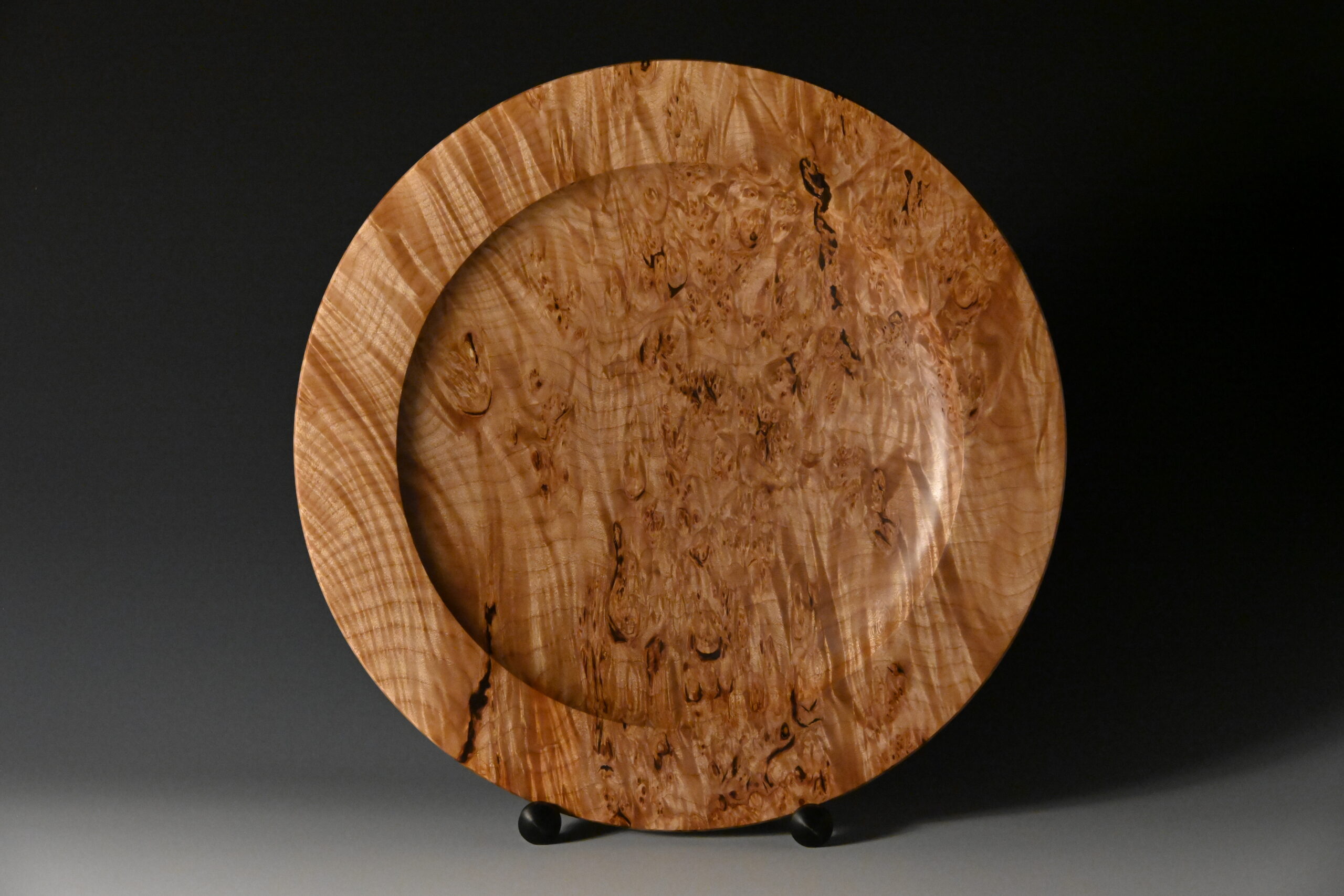 Platter, Acer Macrophyllum, 462 mm dia., 49 mm depth